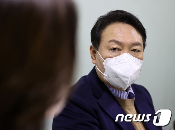 윤석열 국민의힘 대선 후보. 2021.12.24/뉴스1 © News1 구윤성 기자