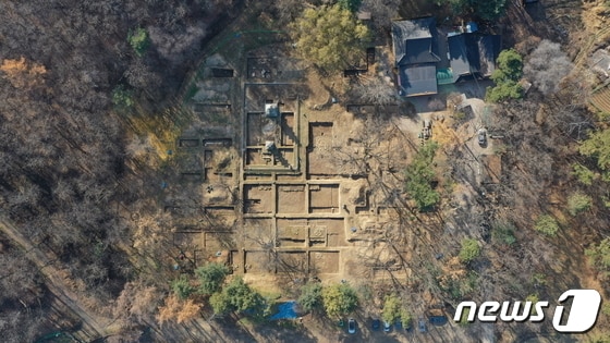하남 동사지 1차 발굴조사 지역 전경.(하남시 제공) © News1  