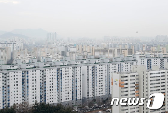 서울 노원구 아파트 단지의 모습. 2021.2.14/뉴스1 © News1 권현진 기자