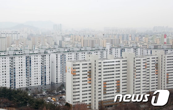 아파트 단지 모습. 기사 내용과는 관계없음.(뉴스1 자료사진)© News1 권현진 기자