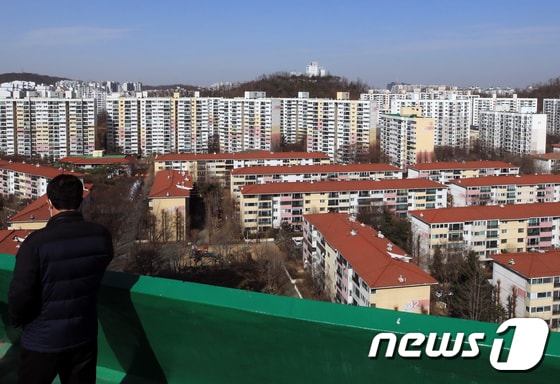 서울 양천구 목동 아파트 2단지의 모습. 2021.2.23/뉴스1 © News1 구윤성 기자