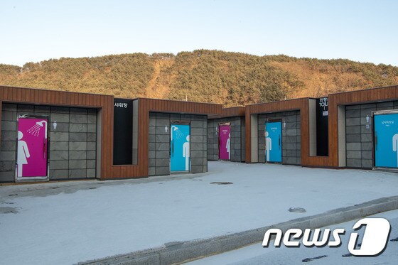 강원 양구 동면 팔랑리 ‘곰취 향 가득한 팔랑골 캠핑장’.(양구군 제공) 2021.2.24./뉴스1 © 뉴스1