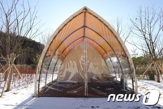 서울 강북구 우이동 가족캠핑장의 모습.(강북구 제공)© 뉴스1