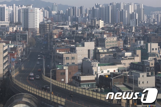 서울 영등포역세권 부지 모습. 2021.3.31/뉴스1 © News1 민경석 기자