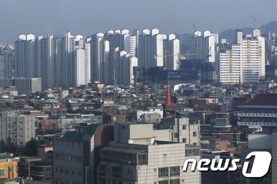 정부가 선정한 서울 영등포역세권 부지 모습. 2021.3.31/뉴스1 © News1 민경석 기자