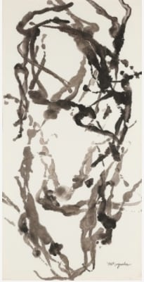 이응노, 수중유희, 136x69cm, 종이에 먹, 1964, 국립현대미술관 소장© 뉴스1