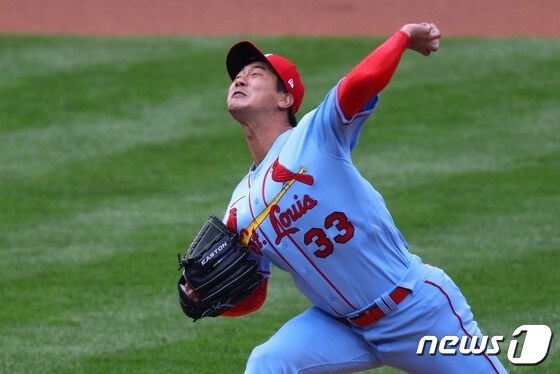 메이저리그(MLB) 세인트루이스 카디널스의 김광현.© AFP=뉴스1