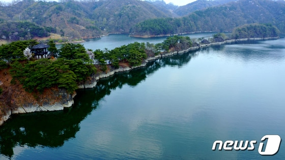 충북 옥천의 부소담악 전경.© 뉴스1