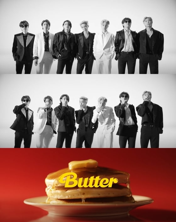 방탄소년단 새 싱글 '버터'(Butter) 뮤직비디오 갈무리 © 뉴스1