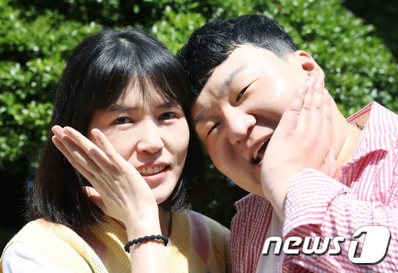 개그맨 부부 배정근 김단하(왼쪽) © News1 권현진 기자