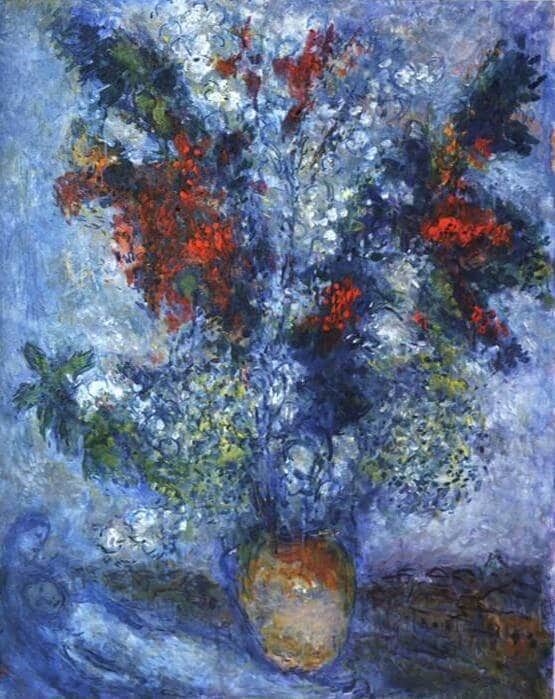 러시아 출신 프랑스 화가 마크 샤갈(1887-1985)의 '연인들의 꽃다발'© 뉴스1