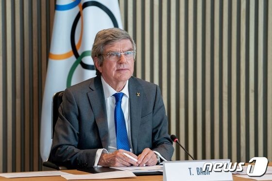 토마스 바흐 국제올림픽위원회(IOC) 위원장.© AFP=뉴스1