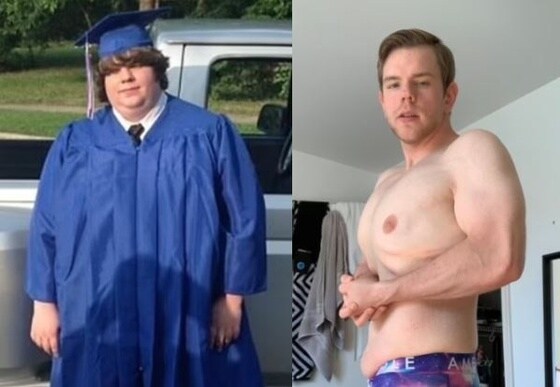 앨러드의 다이어트 전(왼쪽)과 후(오른쪽). (데일리메일 갈무리) © 뉴스1
