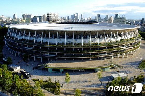 도쿄올림픽 주경기장 전경 © 로이터=뉴스1 © News1 정윤영 기자