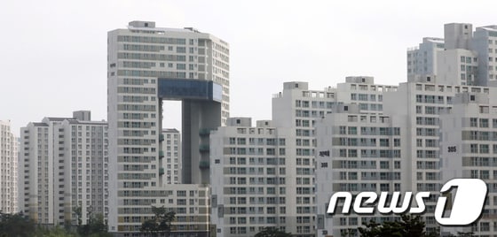 세종시 생활권에 들어서 있는 아파트 단지. © News1 장수영 기자