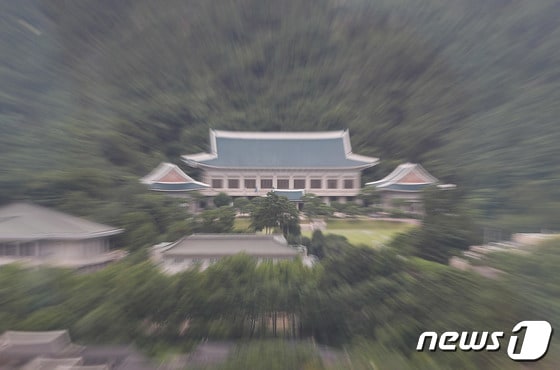 도심에서 바라본 청와대 전경.  2021.7.14/뉴스1 © News1 박정호 기자