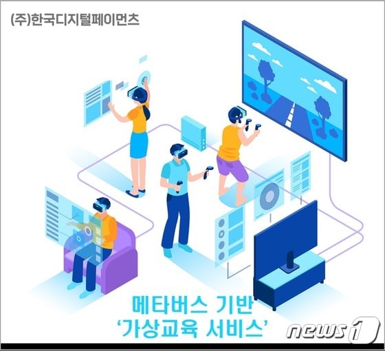 한국디지털페이먼츠, '메타버스 활용 교육플랫폼' 중기부 지원 사업 선정 (한국디지털페이먼츠 제공) © 뉴스1