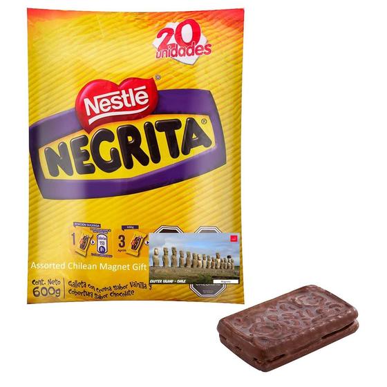 칠레에서 판매되는 네슬레의 초콜릿 바닐라 쿠키 '네그리타'(Negrita)가 인종차별 논란으로 이름을 바꾸기로 했다. (아마존 갈무리) © 뉴스1
