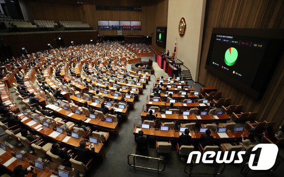 국회 본회의장 2021.7.24/뉴스1 © News1 이동해 기자