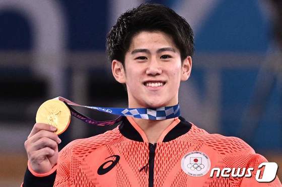 도쿄올림픽 남자 체조 개인종합 금메달리스트 일본 하시모토 다이키.© AFP=뉴스1