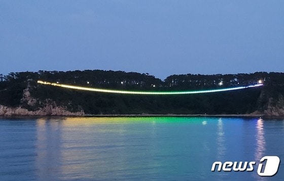 대왕암공원 출렁다리.(울산 동구 제공)© 뉴스1