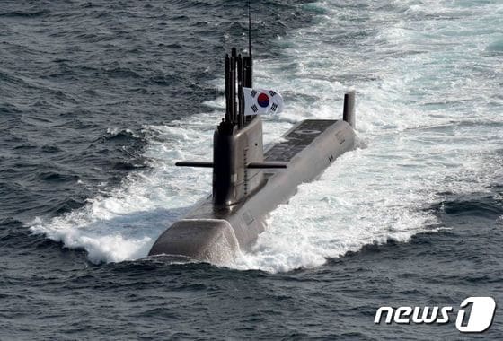 3000톤급 해군 잠수함 '도산안창호함' (해군 제공) © 뉴스1