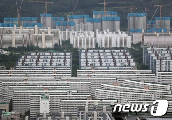 서울 아파트 단지의 모습. © News1 신웅수 기자