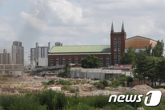 사진은 서울 성북구 사랑제일교회 모습. 2021.8.20/뉴스1 © News1 성동훈 기자