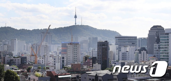 서울 시내의 오피스텔 밀집 지역 모습. © News1 임세영 기자