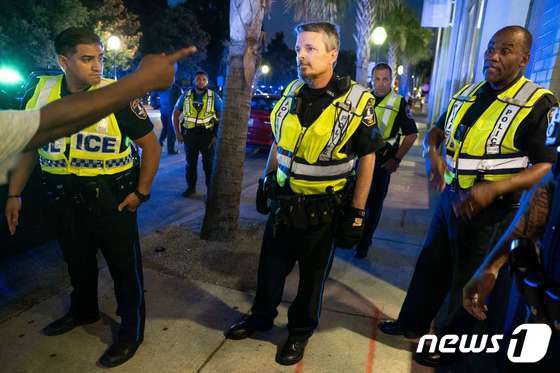 미국 사우스캐롤라이나주 경찰관들 (본문과 관련없음) 2021.07.27 © AFP=뉴스1