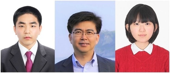 왼쪽부터 김용찬 박사, 정병훈 교수, 원세영 대학원생(박사과정)© 뉴스1