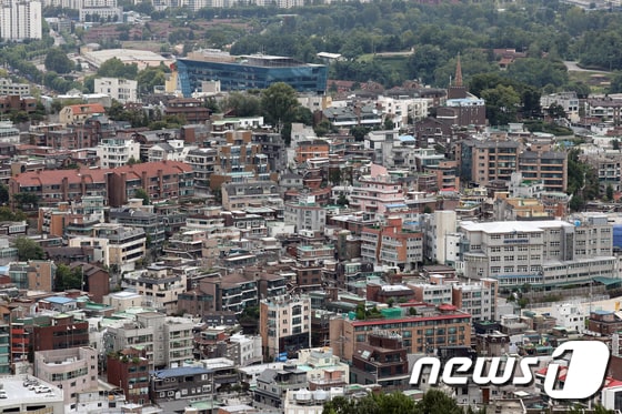 서울 시내 빌라촌의 모습. 2021.9.28/뉴스1 © News1 황기선 기자
