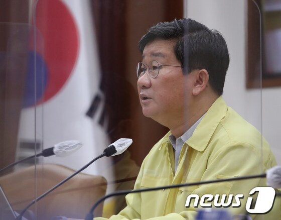 전해철 행정안전부 장관. /뉴스1 © News1 송원영 기자