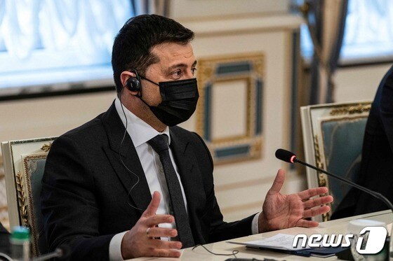 볼로디미르 젤렌스키 우크라이나 대통령. © AFP=뉴스1 © News1 우동명 기자