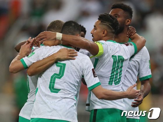 사우디아라비아가 오만을 1-0으로 이겼다. © AFP=뉴스1