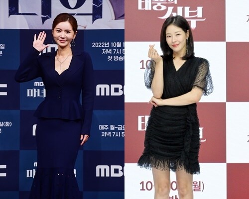 배우 장서희(왼), 박하나 사진제공=MBC, KBS 2TV
