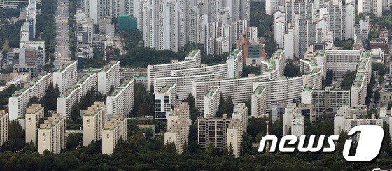 서울 강남 재건축 '대어'로 꼽혀온 대치동 은마아파트 모습. (자료사진) 2022.10.20/뉴스1 © News1 구윤성 기자