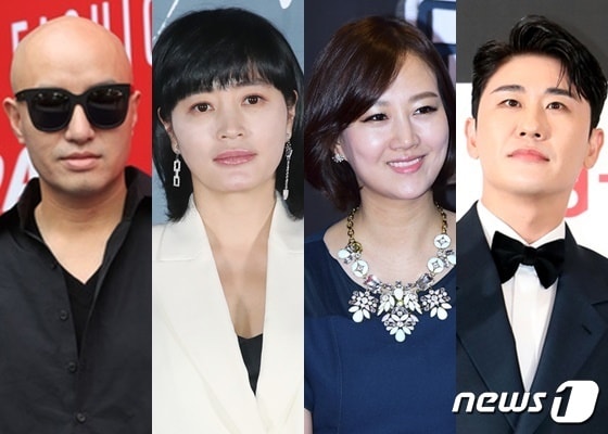 (왼쪽부터) 홍석천, 김혜수, 장윤정, 영탁 © 뉴스1 DB