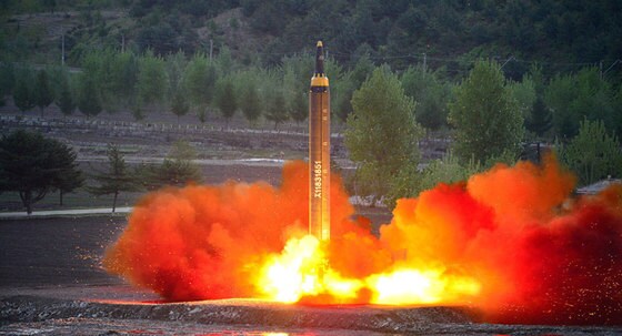 북한 중거리탄도미사일 '화성-12'형 (미국 CSIS 미사일 방어 프로젝트)