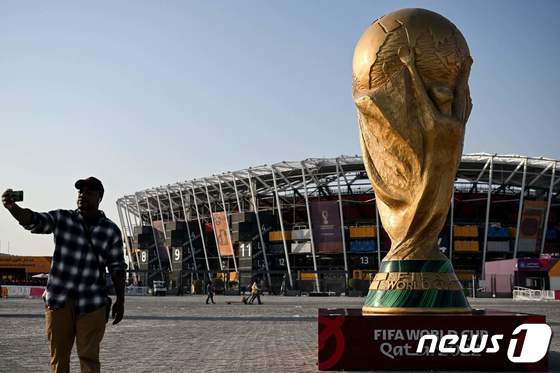 한국과 브라질의 16강전이 열리는 스타디움  974. © AFP=뉴스1