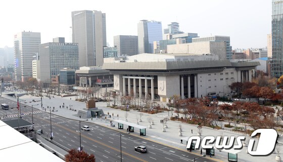 서울 광화문광장의 모습. 2022.11.22/뉴스1 © News1 김명섭 기자
