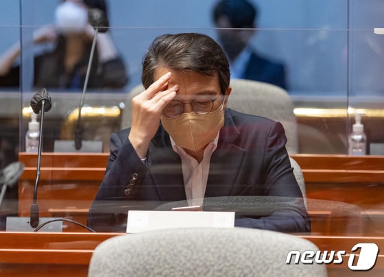 김의겸 더불어민주당 의원. © News1 이재명 기자