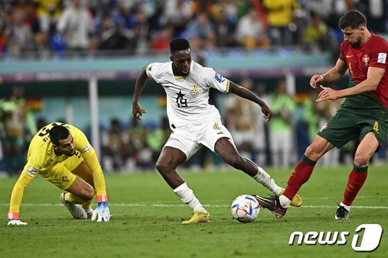 가나 대표팀의 이냐키 윌리엄스 © AFP=뉴스1