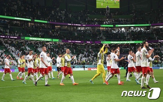 폴란드는 사우디아라비아를 2-0으로 눌렀다. © AFP=뉴스1