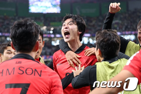 축구 대표팀의 조규성. /뉴스1 © News1 이광호 기자