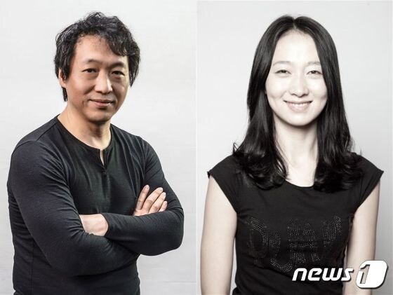 남동진(왼쪽) 박윤정 배우