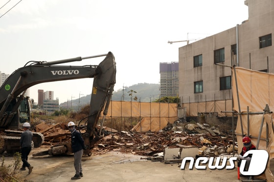 해체 공사 현장 모습.(뉴스1 자료사진)© News1 이승현 기자