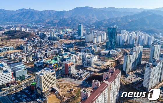 강원 원주혁신도시 전경.(뉴스1 DB)