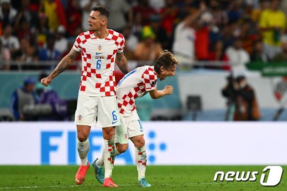 크로아티아 축구대표팀. © AFP=뉴스1