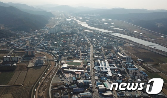 9일 오후 경북 군위군 전경. 2022.12.9/뉴스1 © News1 공정식 기자